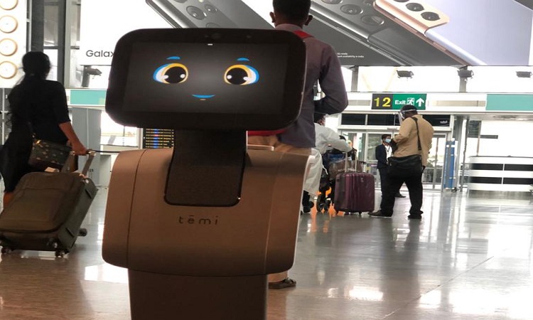 Robots at aiport