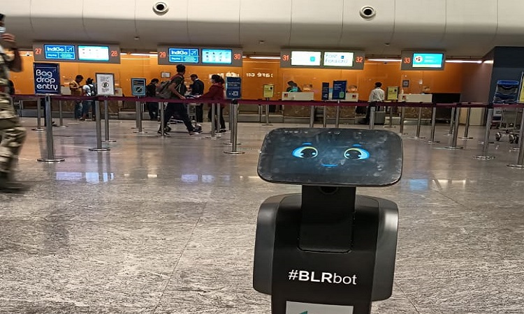 Robots at airport