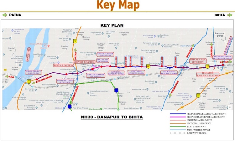 Bihta elevated road