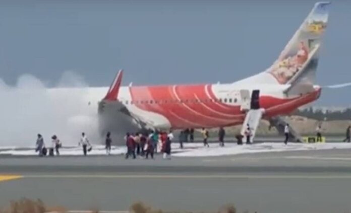 Air India flight fire