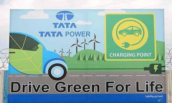 Tata EV charging point