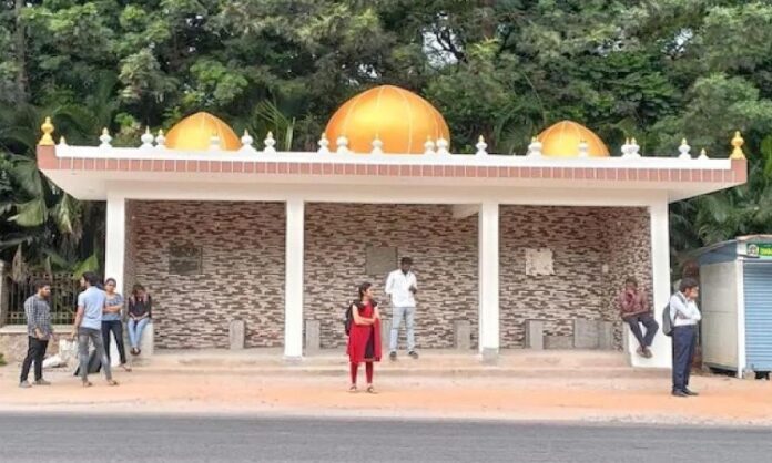 Mysuru controversial bus stop