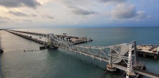 Railway Sea Pamban Bridge