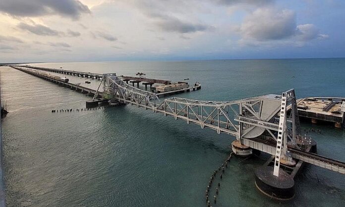 Railway Sea Pamban Bridge