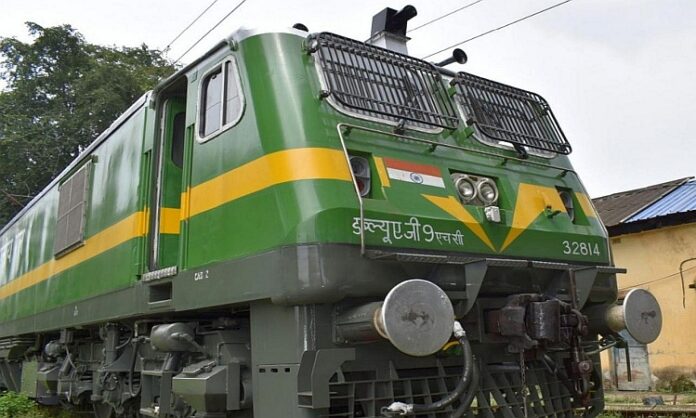 Indian railway Siemens locomotive