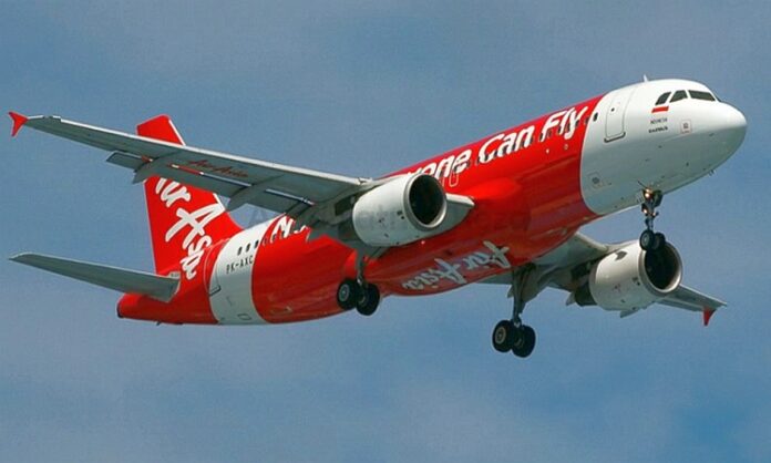 Air Asia bird hit