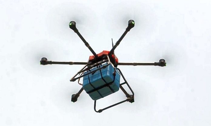 Blood delivery through drone