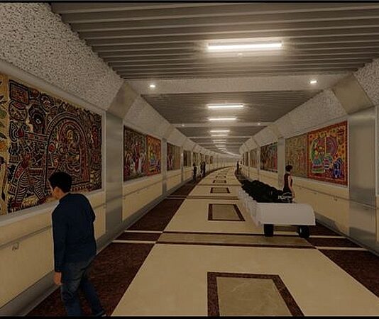 Bihar Museum subway project