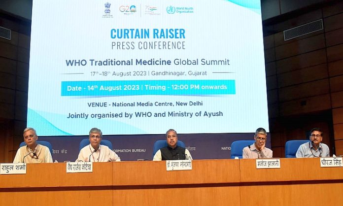 Summit on traditional medicines