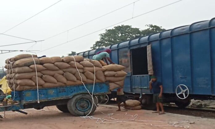 Maize loading in Bihar