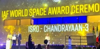 Chandrayaan-3 mission award