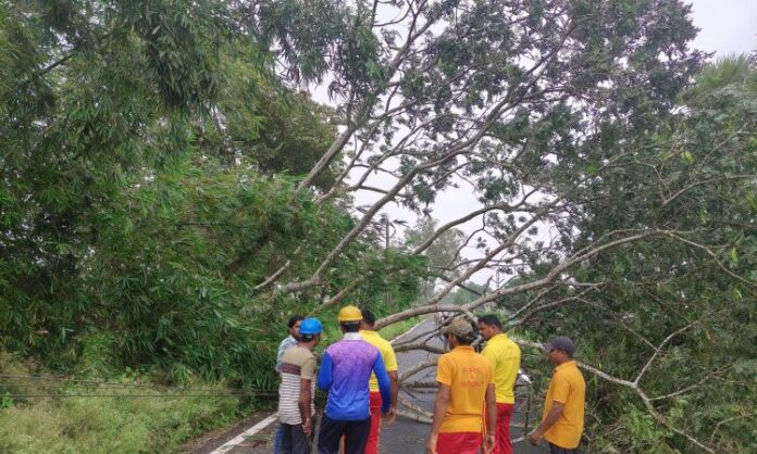 Cyclone Dana Landfall