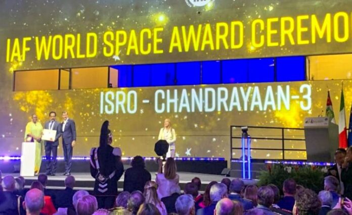 Chandrayaan-3 mission award